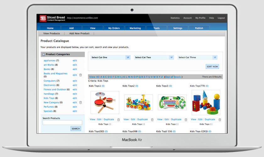 Sliced Bread Content Management System